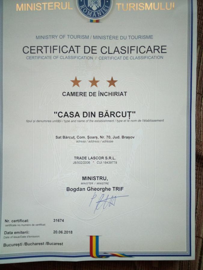 Casa Din Barcut旅馆 外观 照片